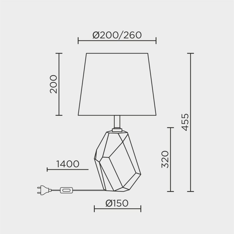 Настольный светильник MODELUX ML.6100.01TL