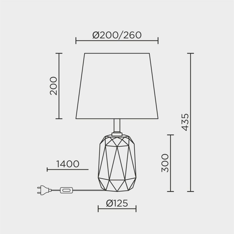 Настольный светильник MODELUX ML.6101.01TL