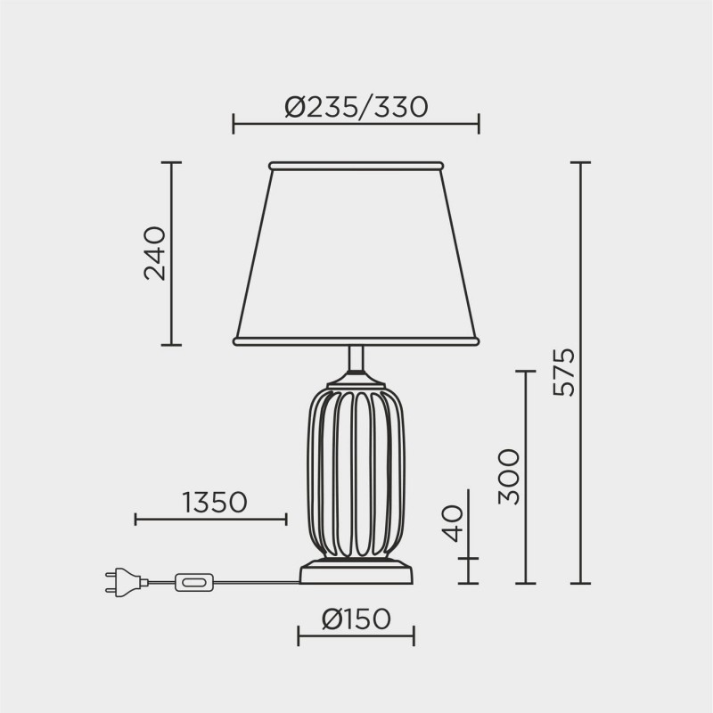 Настольный светильник MODELUX ML.6123.01TL BL