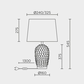 Настольный светильник MODELUX ML.6191.01TL GN