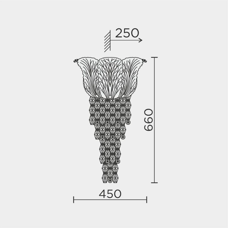 Настенный светильник MODELUX premium ML.6550.05P