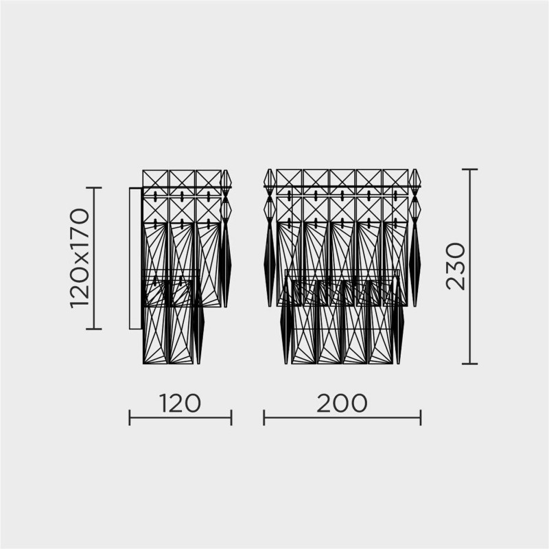 Настенный светильник MODELUX ML.7084.230 CR
