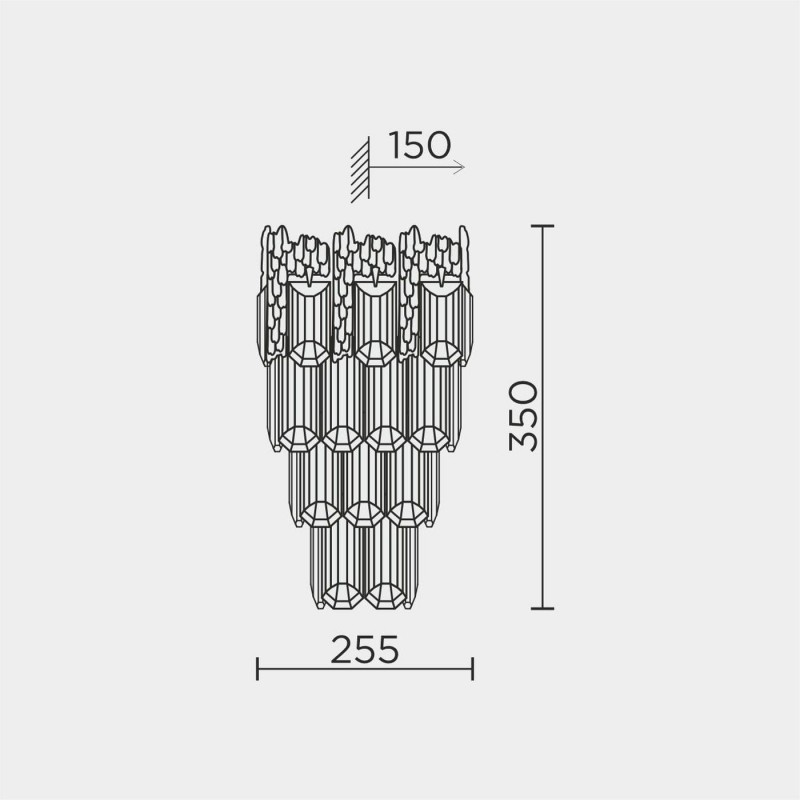 Настенный светильник MODELUX ML.830.260 GD