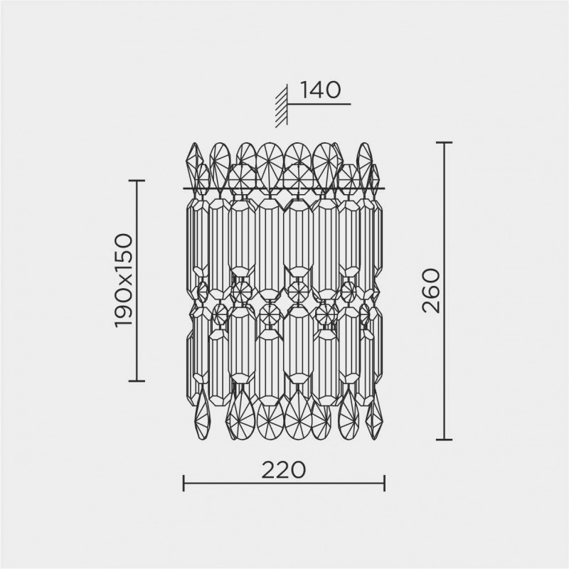 Настенный светильник MODELUX ML.837.02 CR