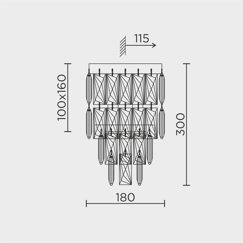 Настенный светильник MODELUX ML.844.02 GD