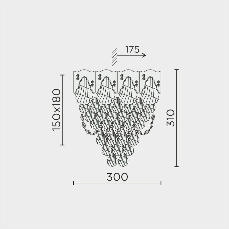 Настенный светильник MODELUX premium ML.8881.03P GD