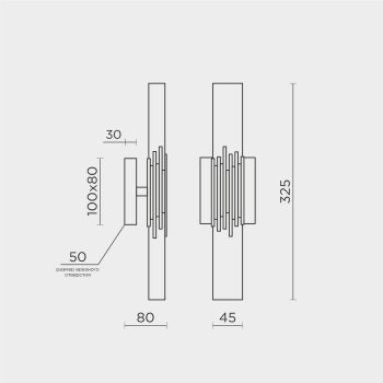 Настенный светильник MODELUX ML.88987.01 CR