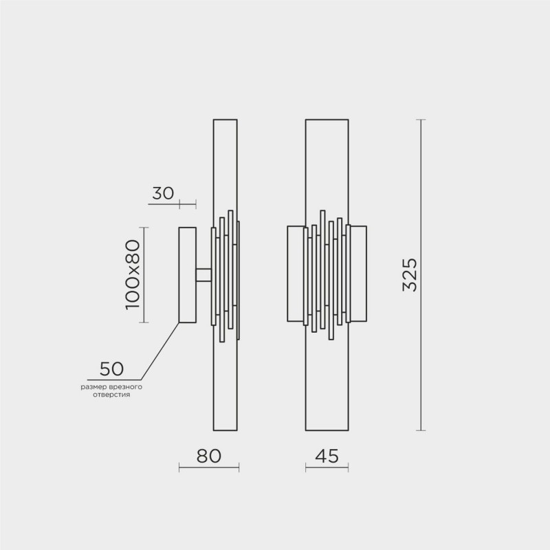 Настенный светильник MODELUX ML.88987.01 CR