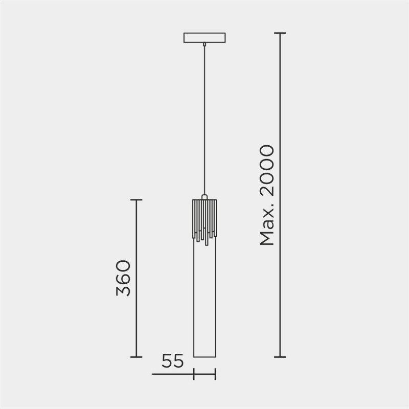 Подвесной светильник MODELUX ML.88992.1 CR