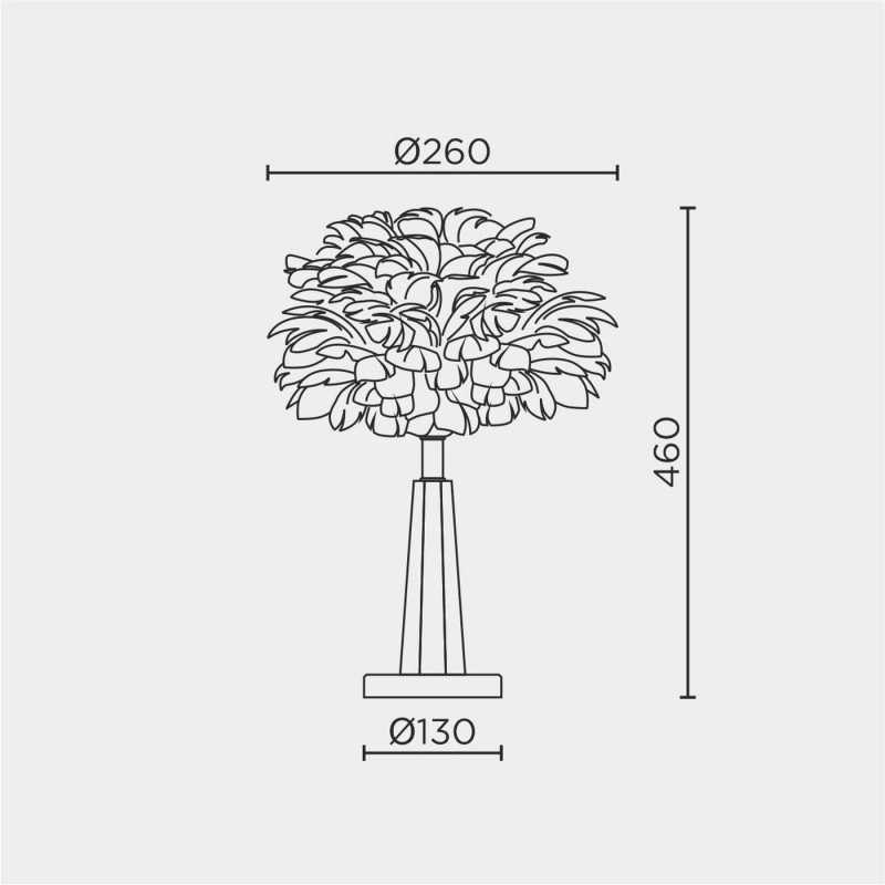 Настольный светильник MODESTYLE MS.110.01TL GN