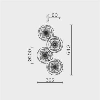 Настенный светильник MODESTYLE MS.1500.04