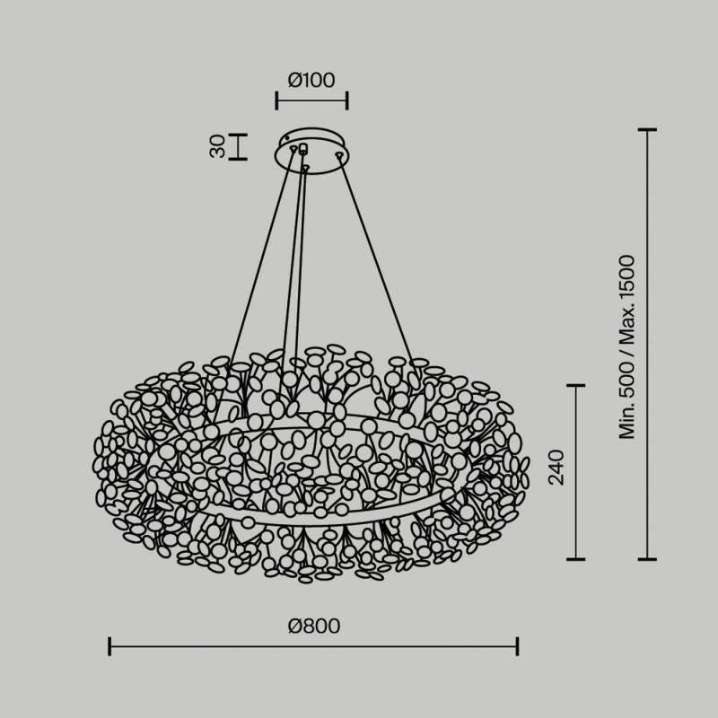 Подвесной светильник MODESTYLE MS.9029.20 CR